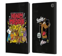 Head Case Designs Officially Licensed Scooby-Doo Heavy Meddle Mystery Inc. Leather Wallet Case Compatible With Amazon Fire Max 11 2023