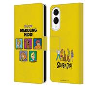 Head Case Designs Officially Licensed Scooby-Doo Meddling Kids Mystery Inc. Leather Wallet Case Compatible With Samsung Galaxy S25 Edge