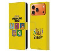 Head Case Designs Officially Licensed Scooby-Doo Meddling Kids Mystery Inc. Leather Wallet Case Compatible With Apple iPhone 17 Pro Max