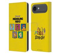 Head Case Designs Officially Licensed Scooby-Doo Meddling Kids Mystery Inc. Leather Wallet Case Compatible With Apple iPhone 17 Air