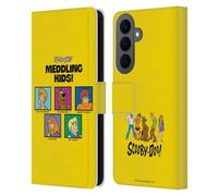 Head Case Designs Officially Licensed Scooby-Doo Meddling Kids Mystery Inc. Leather Wallet Case Compatible With Samsung Galaxy S26 Plus