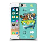 Head Case Designs Officially Licensed Scooby-Doo Mystery Inc. 50th Anniversary Gel Case [Military Grade Protection] Compatible With Apple iPhone 7/8 / SE 2020 & 2022