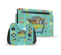 Head Case Designs Officially Licensed Scooby-Doo Mystery Inc. Graphics Vinyl Sticker Gaming Skin Decal Cover Compatible With Nintendo Switch Console & Dock & Joy-Con Controller Bundle