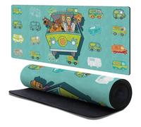 Head Case Designs Officially Licensed Scooby-Doo Mystery Incorporated Character Art 37.4 x 15.75 x 0.16 inches (900 x 400 mm) - XL Gaming Office Desk PC Keyboard Mouse Mat Pad