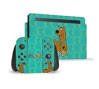 Head Case Designs Officially Licensed Scooby-Doo Scoob Graphics Vinyl Sticker Gaming Skin Decal Cover Compatible With Nintendo Switch Console & Dock & Joy-Con Controller Bundle