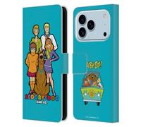 Head Case Designs Officially Licensed Scooby-Doo Scooby-Doo And Co. Mystery Inc. Leather Wallet Case Compatible With Apple iPhone 17 Pro