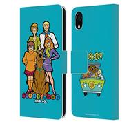 Head Case Designs Officially Licensed Scooby-Doo Scooby-Doo And Co. Mystery Inc. Leather Wallet Case Compatible With Apple iPhone XR