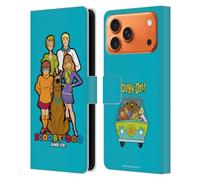 Head Case Designs Officially Licensed Scooby-Doo Scooby-Doo And Co. Mystery Inc. Leather Wallet Case Compatible With Apple iPhone 17 Pro Max