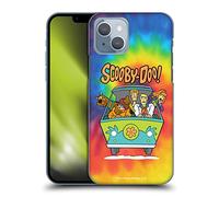 Head Case Designs Officially Licensed Scooby-Doo Tie Dye Mystery Inc. Hard Back Case Compatible With Apple iPhone 14