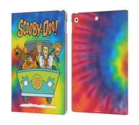 Head Case Designs Officially Licensed Scooby-Doo Tie Dye Mystery Inc. Leather Wallet Case Compatible With Apple iPad 10.2 2019/2020/2021