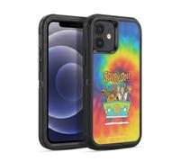 Head Case Designs Officially Licensed Scooby-Doo Tie Dye Mystery Inc. Ultra-Armoured Shockproof Case [Military Grade Protection] Compatible With Apple iPhone 12 / iPhone 12 Pro