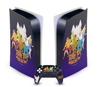 Head Case Designs Officially Licensed Scooby-Doo Where Are You? Graphics Vinyl Faceplate Gaming Skin Decal Compatible With Sony PlayStation 5 PS5 Digital Edition Console and DualSense Controller