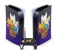 Head Case Designs Officially Licensed Scooby-Doo Where Are You? Graphics Vinyl Faceplate Sticker Gaming Skin Decal Compatible With Sony PlayStation 5 PS5 Disc Edition Console & DualSense Controller
