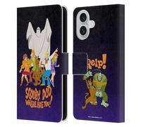 Head Case Designs Officially Licensed Scooby-Doo Where Are You? Mystery Inc. Leather Wallet Case Compatible With Apple iPhone 16