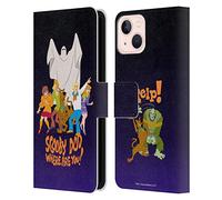 Head Case Designs Officially Licensed Scooby-Doo Where Are You? Mystery Inc. Leather Wallet Case Compatible With Apple iPhone 13