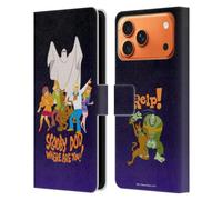 Head Case Designs Officially Licensed Scooby-Doo Where Are You? Mystery Inc. Leather Wallet Case Compatible With Apple iPhone 17 Pro Max