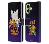Head Case Designs Officially Licensed Scooby-Doo Where Are You? Mystery Inc. Leather Wallet Case Compatible With Apple iPhone 17