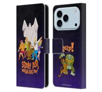 Head Case Designs Officially Licensed Scooby-Doo Where Are You? Mystery Inc. Leather Wallet Case Compatible With Apple iPhone 17 Pro