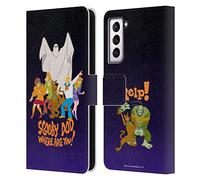 Head Case Designs Officially Licensed Scooby-Doo Where Are You? Mystery Inc. Leather Wallet Case Compatible With Samsung Galaxy S21 5G