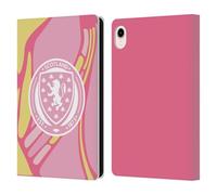 Head Case Designs Officially Licensed Scotland National Football Team Away 2025 Women's Kit Leather Wallet Case Compatible With Apple iPad mini (2021/2024)