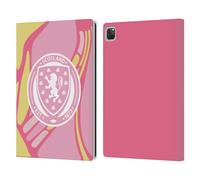 Head Case Designs Officially Licensed Scotland National Football Team Away 2025 Women's Kit Leather Wallet Case Compatible With Apple iPad Pro 13 M4 2024
