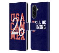 Head Case Designs Officially Licensed Scotland National Football Team Blue 2026 We'll Be Coming Leather Wallet Case Compatible With Samsung Galaxy A17 4G / 5G