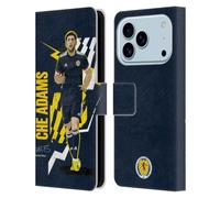 Head Case Designs Officially Licensed Scotland National Football Team Ché Adams Players Leather Wallet Case Compatible With Apple iPhone 17 Pro