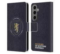 Head Case Designs Officially Licensed Scotland National Football Team Crest 150 Years Leather Wallet Case Compatible With Samsung Galaxy S25