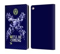 Head Case Designs Officially Licensed Scotland National Football Team Graphics 2026 We'll Be Coming Leather Wallet Case Compatible With Apple iPad Air 2 (2014)