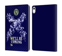 Head Case Designs Officially Licensed Scotland National Football Team Graphics 2026 We'll Be Coming Leather Wallet Case Compatible With Apple iPad 10.9 2022/2025