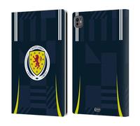 Head Case Designs Officially Licensed Scotland National Football Team Home 2024/25 Kits Leather Wallet Case Compatible With Apple iPad Pro 11 M4/M5 2024/2025