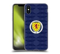 Head Case Designs Officially Licensed Scotland National Football Team Home 2026 Kit Gel Case [Military Grade Protection] Compatible with Apple iPhone X/iPhone XS and Compatible with MagSafe