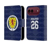 Head Case Designs Officially Licensed Scotland National Football Team Home Kit 2026 We'll Be Coming Leather Wallet Case Compatible With Apple iPhone Duo