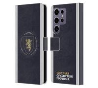 Head Case Designs Officially Licensed Scotland National Football Team Kit 150 Years Leather Wallet Case Compatible with Samsung Galaxy S25 Ultra