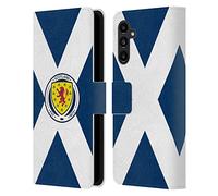 Head Case Designs Officially Licensed Scotland National Football Team Scotland Flag Logo 2 Leather Book Wallet Case Cover Compatible With Samsung Galaxy A13 5G (2021)