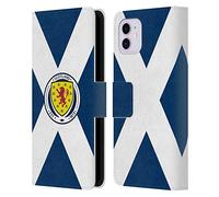 Head Case Designs Officially Licensed Scotland National Football Team Scotland Flag Logo 2 Leather Book Wallet Case Cover Compatible With Apple iPhone 11