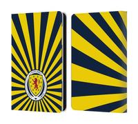 Head Case Designs Officially Licensed Scotland National Football Team Sun Rays Logo 2 Leather Wallet Case Compatible With Amazon Kindle 11th Gen 6in 2022