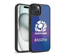 Head Case Designs Officially Licensed Scotland Rugby As One Logo 2 Gel Armour Case [Military Grade Protection] Compatible With Apple iPhone 15