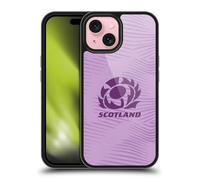 Head Case Designs Officially Licensed Scotland Rugby Away 2025/26 Crest Kit Gel Armour Case [Military Grade Protection] Compatible With Apple iPhone 15