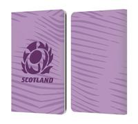 Head Case Designs Officially Licensed Scotland Rugby Away 2025/26 Crest Kit Leather Wallet Case Compatible With Kindle Paperwhite 1/2 / 3