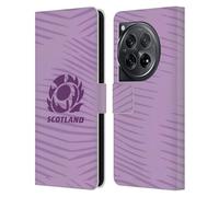 Head Case Designs Officially Licensed Scotland Rugby Away 2025/26 Crest Kit Leather Wallet Case Compatible With OnePlus 12