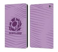 Head Case Designs Officially Licensed Scotland Rugby Away 2025/26 Crest Kit Leather Wallet Case Compatible With Fire HD 8/Fire HD 8 Plus 2020