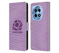 Head Case Designs Officially Licensed Scotland Rugby Away 2025/26 Crest Kit Leather Wallet Case Compatible With OnePlus 12R