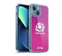 Head Case Designs Officially Licensed Scotland Rugby Gradient Pattern Graphics Gel Case [Military Grade Protection] Compatible with Apple iPhone 13 Mini and Compatible with MagSafe