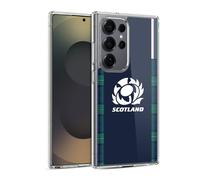 Head Case Designs Officially Licensed Scotland Rugby Home 2023/24 Crest Kit Gel Case [Military Grade Protection] Compatible with Samsung Galaxy S25 Ultra and Compatible with MagSafe