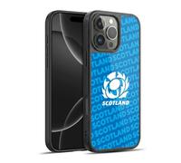 Head Case Designs Officially Licensed Scotland Rugby Logo Blue Graphics Gel Armour Case [Military Grade Protection] Compatible With Apple iPhone 16 Pro Max