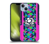 Head Case Designs Officially Licensed Scotland Rugby Neon Training 2023/24 Crest Kit Hard Back Case Compatible With Apple iPhone 14 Plus