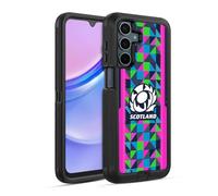 Head Case Designs Officially Licensed Scotland Rugby Neon Training 2023/24 Crest Kit Ultra-Armoured Shockproof Case [Military Grade Protection] Compatible With Samsung Galaxy A15