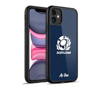 Head Case Designs Officially Licensed Scotland Rugby Pattern Graphics Gel Armour Case [Military Grade Protection] Compatible With Apple iPhone 11