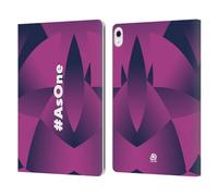 Head Case Designs Officially Licensed Scotland Rugby Purple Heather As One Leather Wallet Case Compatible With Apple iPad Air 13 2024/2025